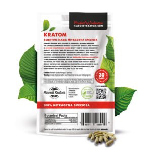 Alternative view of Red Bali Kratom Capsules