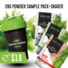 28g Powder Sample Pack + Shaker Bottle Bundle